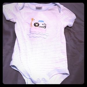 3 month striped onsie